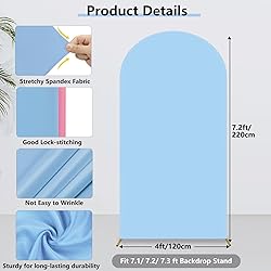 HEMMOTOP 7.2 ft Arch Backdrop Cover