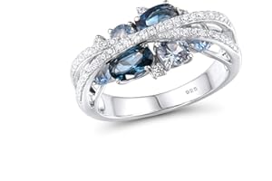 Santuzza 925 Sterling Silver Twist Ring White Cubic Zirconia Rings