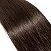18 Inch Remy Tape in Human Hair Extensions 20pcs 30g/pack 02 Deep Color Long Straight Hair Seamless Skin Weft Invisible Double Sided Tape Dark Brown