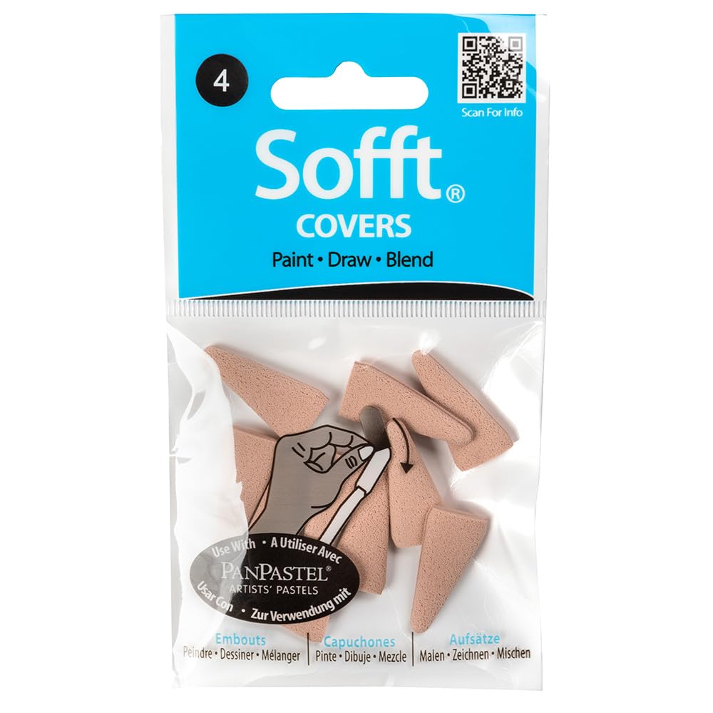 Colorfin PP62004 Sofft Covers, Pointed, No.4, 10-Pack