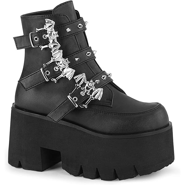 Amazon.com | Demonia Women's CREEPER-215 Sneaker, Black