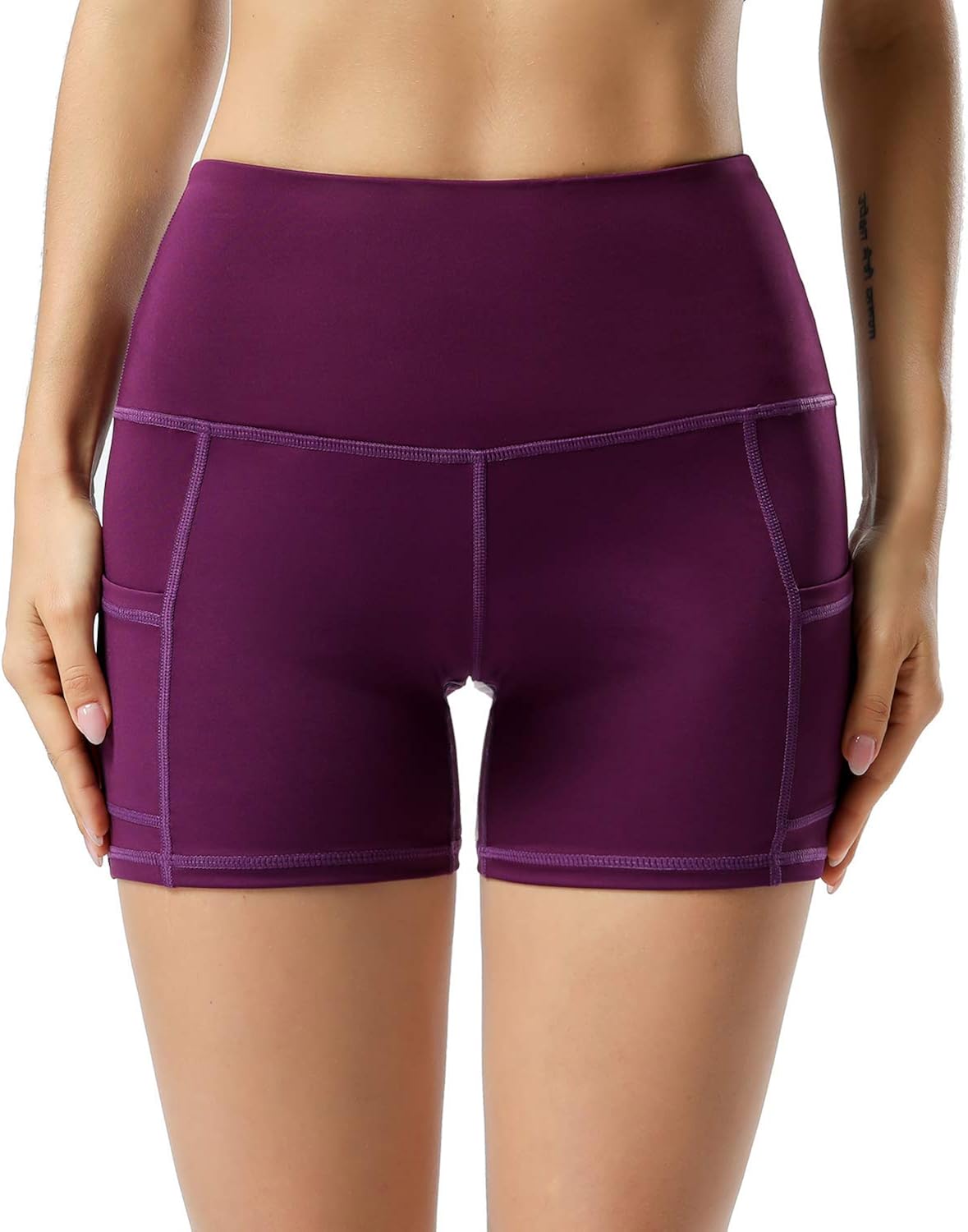 super short yoga shorts