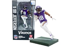 Imports Dragon NFL Justin Jefferson (Minnesota Vikings) 6" Figure Series 3