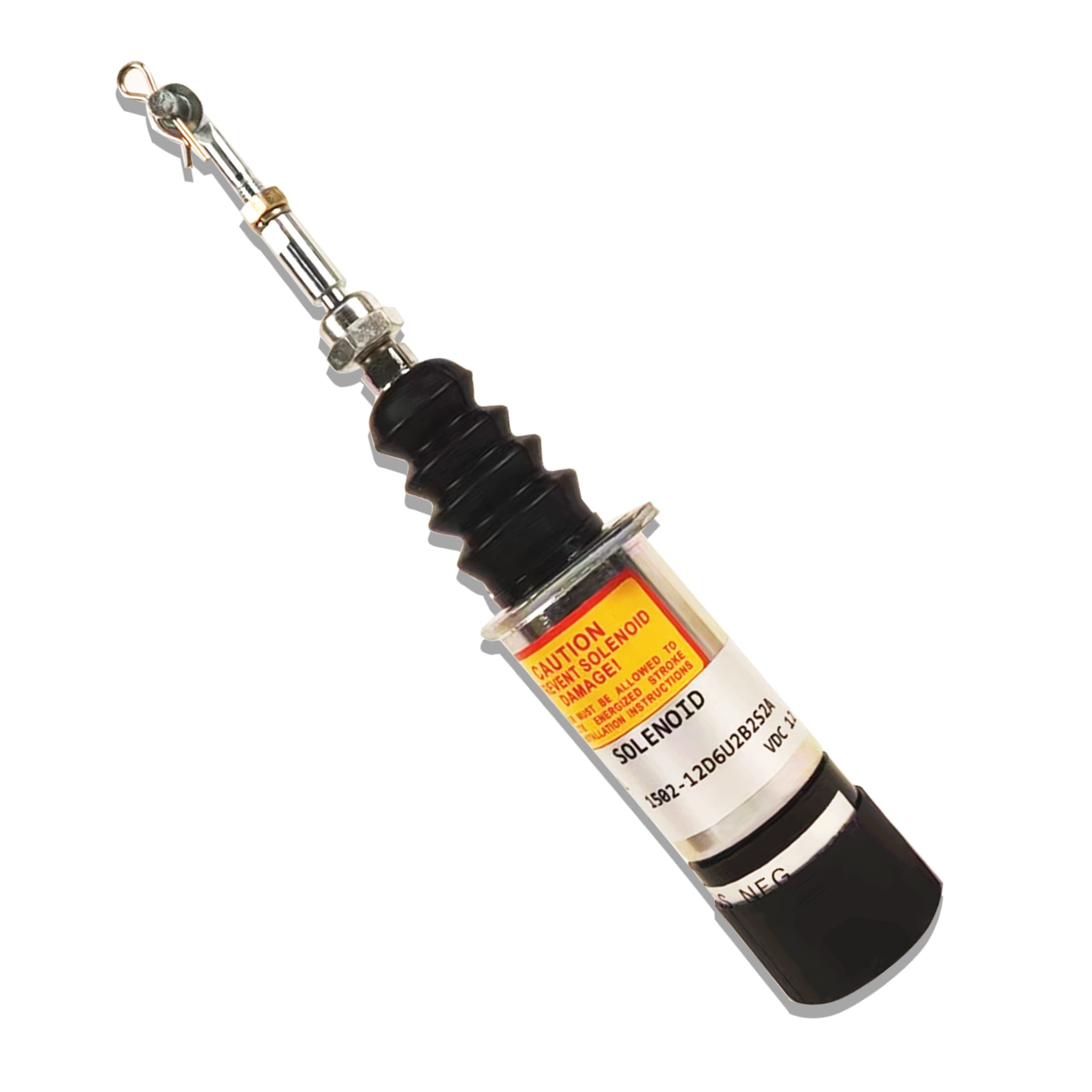 Photo 1 of 1502-12D6U2B2S2A Fuel Shut off Solenoid Compatible with Perkins CAT 216 226 236 246 Skid Steer UB704 Engine?for Woodward 307-2546 Diesel Engine,12V