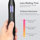 JAETON Mini Hair Straightener Pencil Flat Iron for Short Hair Black view 2