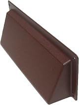Timloc Brown Hooded Vent Cover 9x3 Inch Air Brick Grille Extractor Guard view 3