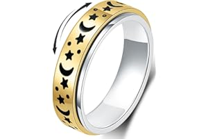 MHWTTY Anxiety Relief Ring - Fidget Spinner Design for Women & Men, Stress Relief Toy