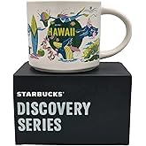 Starbucks Hawaii Discovery Series Ceramic Coffee Mug, 14 oz, Tall