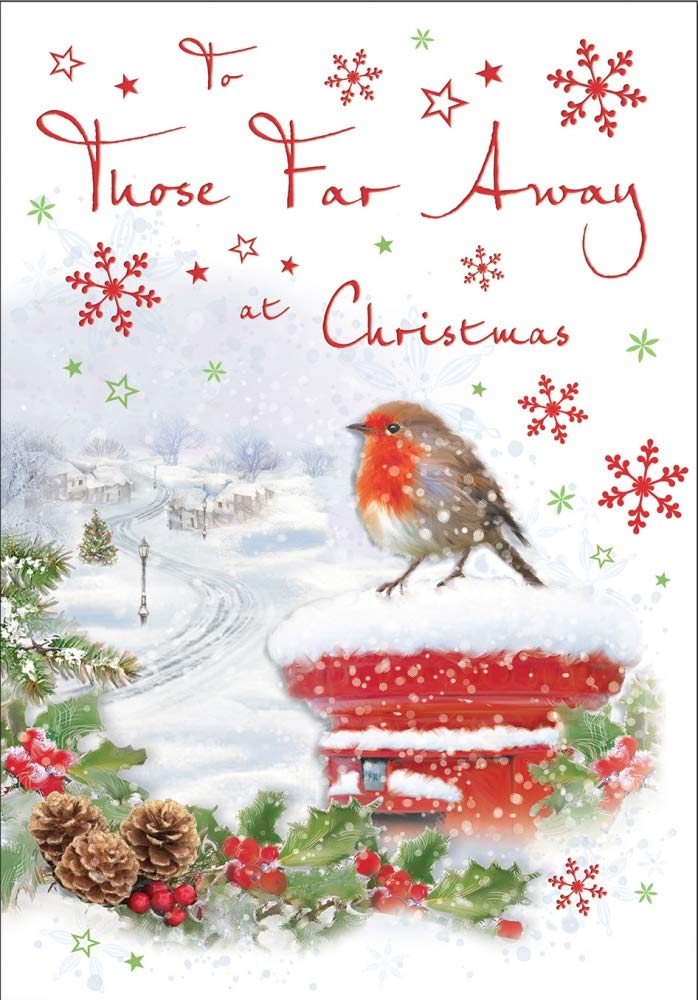 Regal Publishing Traditional Christmas Card Those Faraway - 9 x 6 inches