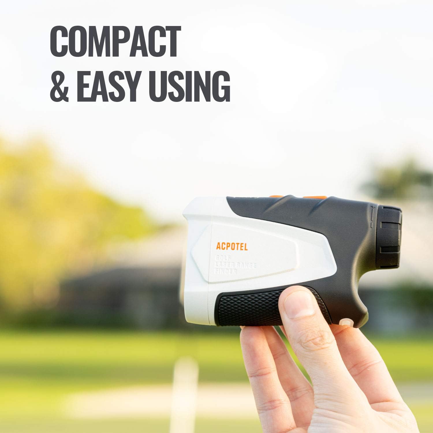 ACPOTEL Golf Rangefinder, 650 Yards Golf Rangefinder with Slope, Laser Rangefinder with 4 Modes (Slope Adjust/Flag Lock/Speed/Distance), 6X Magnification Golf Laser Rangefinder, Accurate/Easy to Use : Sports & Outdoors