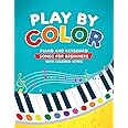 Play by Color: Piano and Keyboard Songs for Beginners with Colored Notes (including Christmas Sheet Music) (#1 in Series)