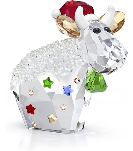 Amazon.com: Swarovski's Mo & Ricci Ornament, Clear, Red and