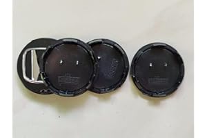 4 Pcs Wheel Center Caps Cover Hubcaps Compatible with Civic Accord CRV HRV Pilot Odysse (Black)