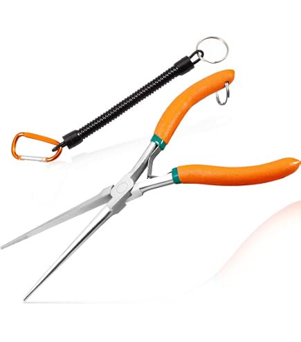 Pince à Bec Plat Longue 15,2 Cm - Acier Carbone Pour Bijouterie, électronique, Réparation