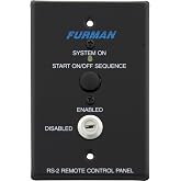Furman RS-2 Remote System Control of Furman Power Sequencers, Keyswitch Panel, Maintained or Momentary Contact On/Off Sequence