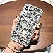 Guppy for iPhone Xs/iPhone X Diamond Case, 3D Handmade Luxury Sparkle Rhinestones Full Crystals Diamond Case Cover(Clear)