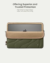 tomtoc 360 Protective Puffy Laptop Sleeve for