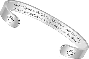 Btysun Bracelets for Women Mothers Day Bracelet Gifts from Daughter Inspirational Gifts for Women Graduation Gifts for Her Motivational Birthday Cuff Bangle Friendship Personalized Mantra Jewelry…