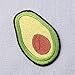 Avocado Cute Fruit Embroidered Applique Iron On Sew On Patch