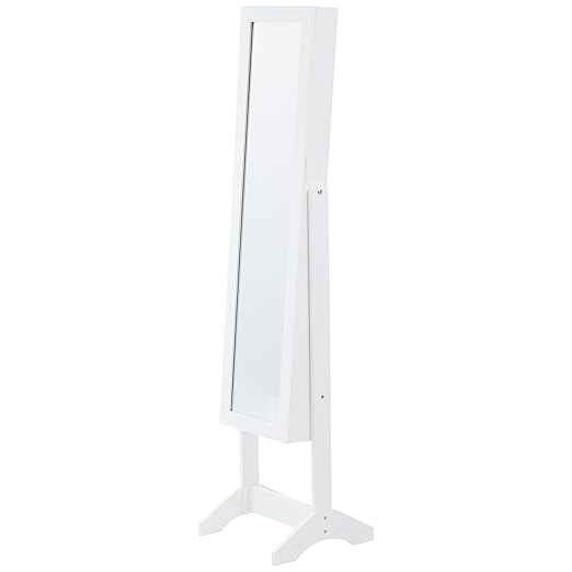 title=Levivo- Armadio Specchio Portagioie gioielli con Specchio XXL 160 cm , bianco