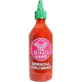 Mr. Bing Sriracha Chili Sauce 18oz | Made with Thai Chilis from Family Owned Farms | Spicy Bold Flavor Perfect For Sauces, Dips, Marinades (18 oz, 1, Count)