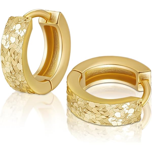 アクセサリー 18k Gold Hoop Earrings with Dia Amazon.com: 18k yellow gold hoop earrings with 0.54ct