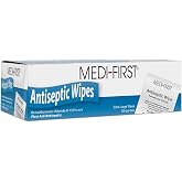 Medique First 21433 Antiseptic Wipes, 100 Per Box