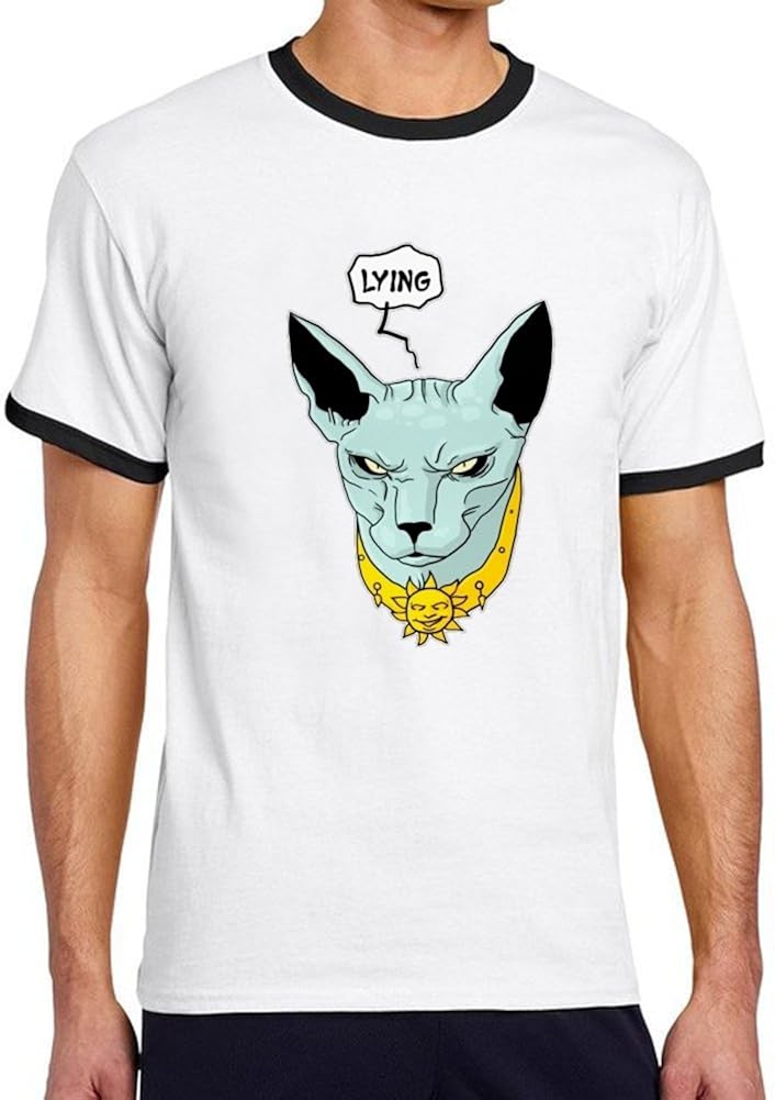 lying cat shirt