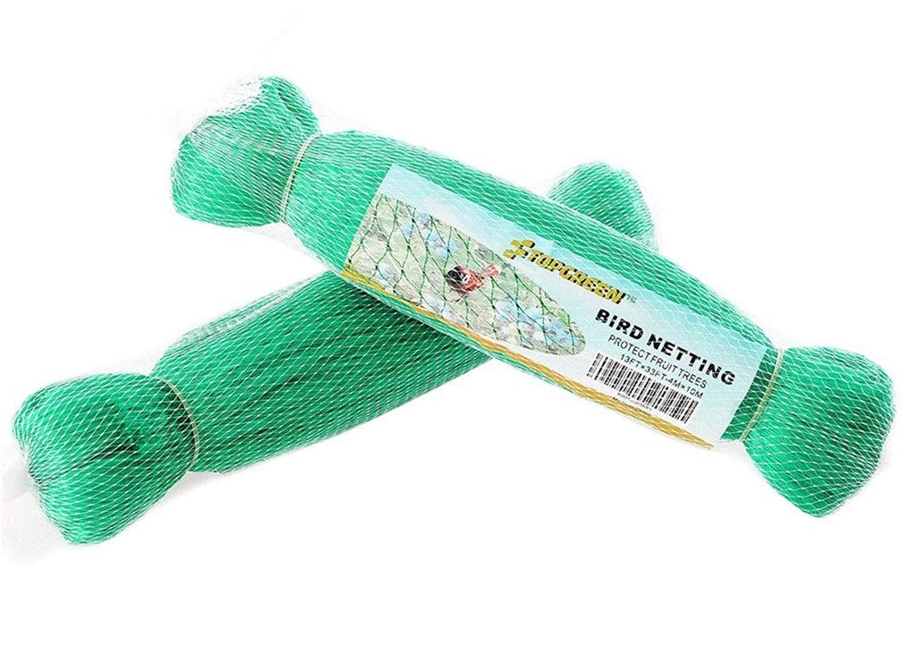 N/ Yica Garden Netting Bird Net for Gardening Outdoor Mesh Fencing for Vineyard Fruit Vegetables Flowers Plants Reusable Pond Fence 1.8X10M 2Pack