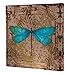 Clever Creations Light Up Dragon Fly Canvas Wall Art Antique Styled Dragonfly Wall Art with LEDs | 11.75