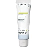 ATTITUDE Body Cream for Sensitive Skin with Oat, EWG Verified, Dermatologically Tested, Vegan, Extra Gentle, Unscented, 8 Fl Oz