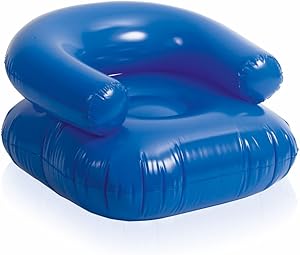 eBuyGB Inflatable Beach Lounge Chair, Blue