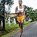 ActiveGear Knee Compression Sleeve Support For Sports Injury Prevention, Joint Pain Relief And Arthritis - Improve Athletic Performance And Recovery - By (Yellow, Large)