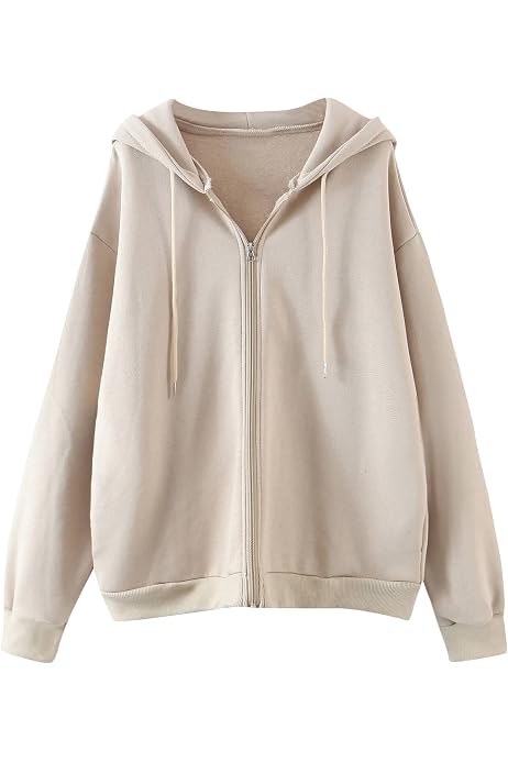 Drop Shoulder Zip Up Long Sleeve 