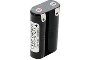 EXELL BATTERY Exell 4.8V 1600mAh NiMH attery w/Tabs for R/C, Hobby Packs, Remote Control Units