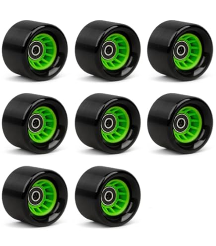 Lot De 4 Roues De Roller Lumineuses LED 85A – Diamètres 72/76/80 Mm, En PU, Pour Intérieur Et Extérieur, Patins Enfants/adultes