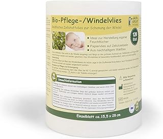 Grünspecht 676-00 Bio-Pflege-/Windelvlies 120 Blatt, weiß