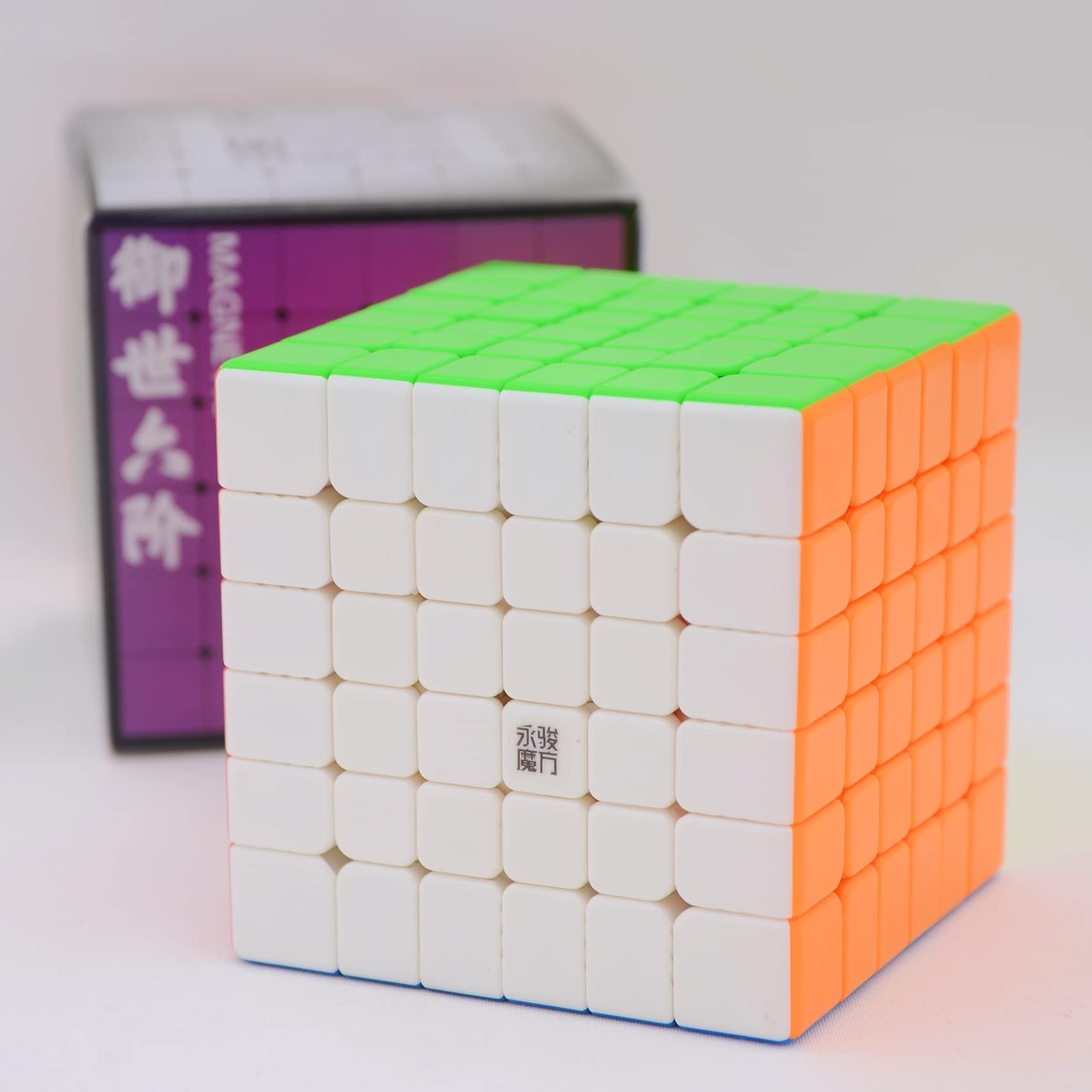 Bukefuno Yongjun Yushi 6x6 2M Magnetic Speed Puzzle Stickerless Cube YJ Yushi V2 M 6x6x6 Magic 2M Cube Magnetic
