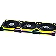 Lian Li UNI Fan SL - Wireless 120 - Triple Pack - ARGB PC Case Fan - 2.4 GHz Wireless Signal for RGB & Fans Control - Customizable Lighting Effects - Controller Included & Required - Black (12SL1W3B)