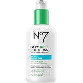 No7 Derm Solutions Salicylic Acid Facial Cleanser - Exfoliating Face Wash with 2% Salicylic Acid + 4% Niacinamide - Acne Prone Skin Care for Radiant, Blemish Free Skin (6.7 fl oz)