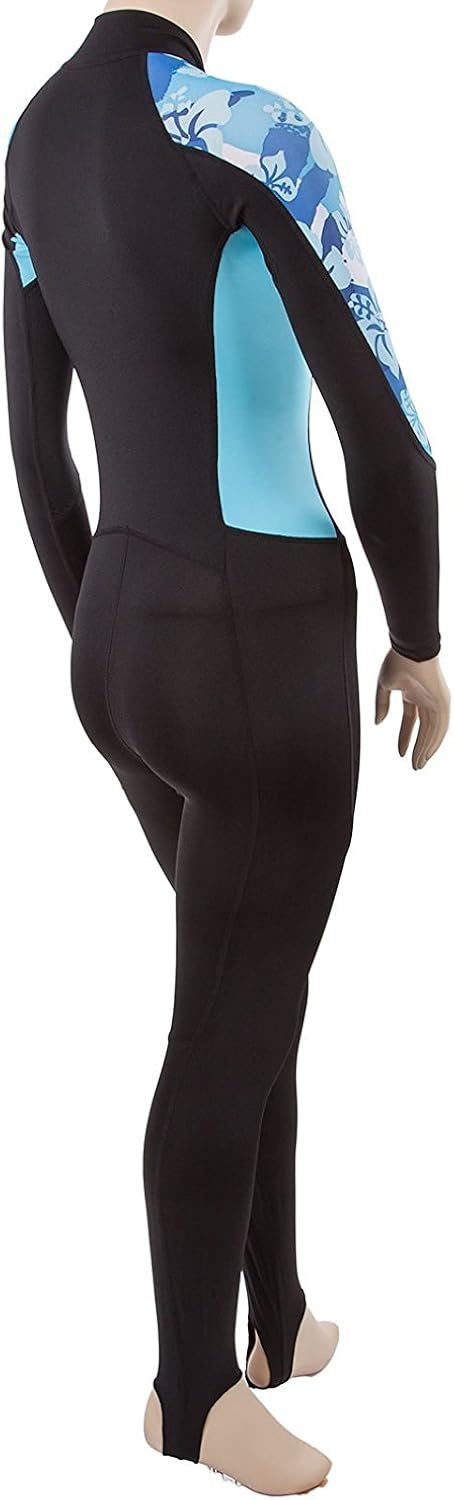 Tilos Full Body Snorkeling Swim Lycra Full Skin Suit - Long Legs Long Sleeves for Women UV Sun Protection : Dive Skins : Clothing