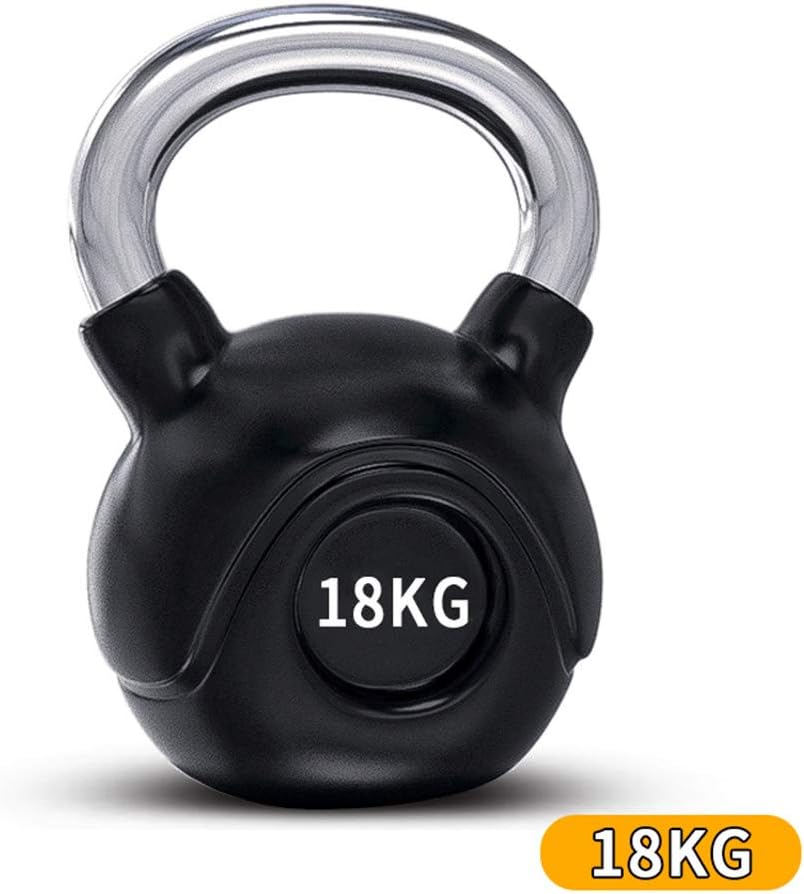 WANGSHI Matte Coated Kettlebells – Weight Available: 4, 6, 8, 10, 12, 14, 16, 18, 22, 24, 26, 28, 30, 32, 34, 36 KG