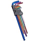 Eastwood 9-Piece Metric Extra Long Ball End Hex Key