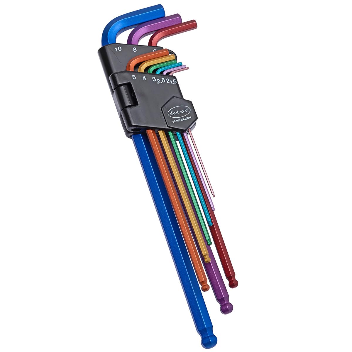 Eastwood 9-Piece Metric Extra Long Ball End Hex Key