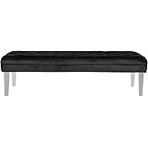 SAFAVIEH Mercer Collection Abrosia Sage Tufted Bench