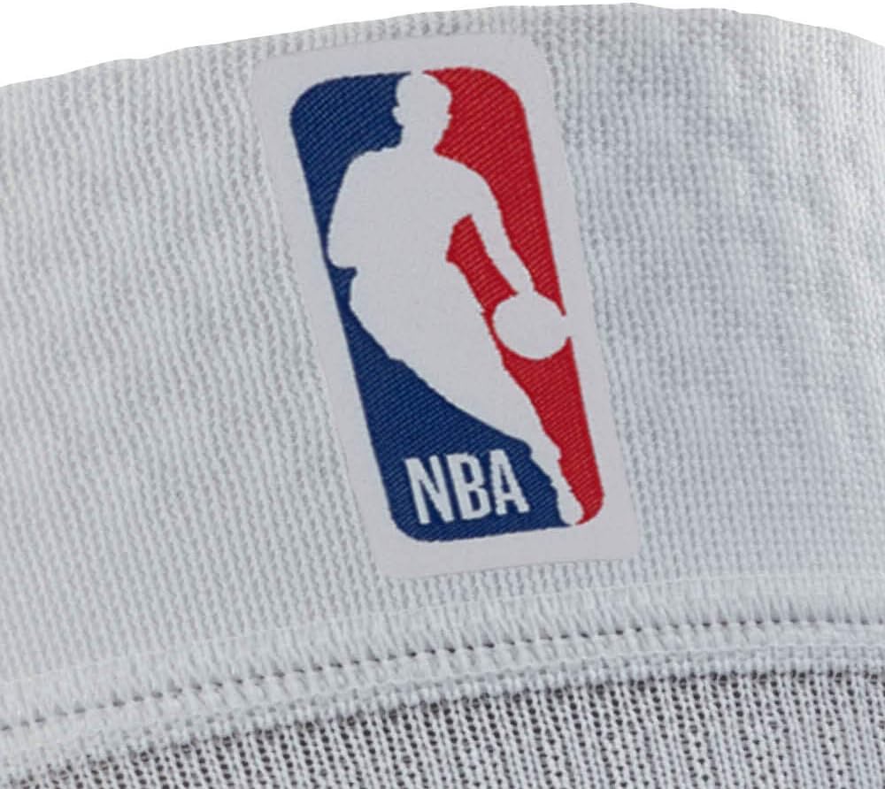 BAUERFEIND Knee Sleeve Sports Compression Knee Support NBA with team logo, NBA White, XL - Image 4