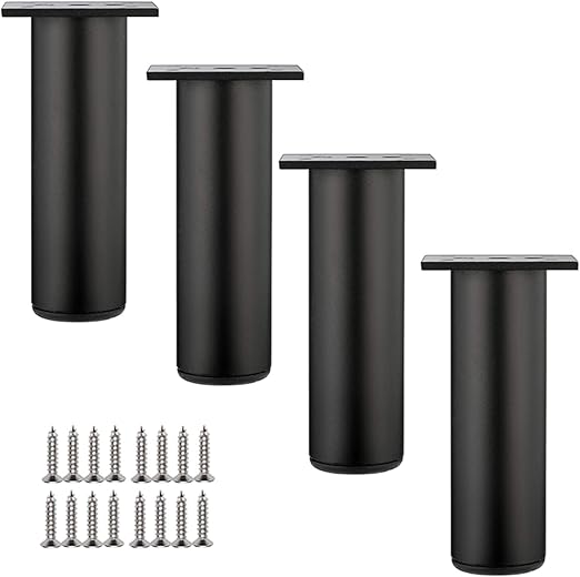 Set of 4 Furniture Legs, Table Legs Chair Legs with Mounting Screws