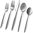 Cambridge Silversmiths Gaze Mirror 20 Piece Flatware Set, Service for 4, silver