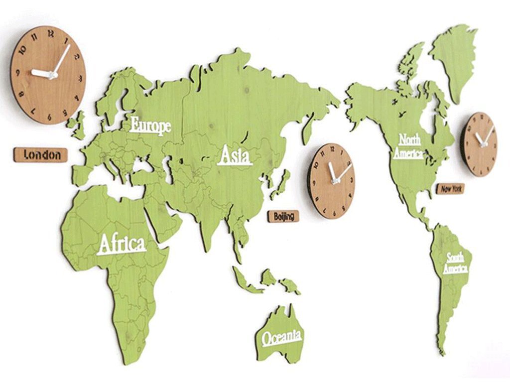 公式店舗 Txxm 世界地図ウォールクロッククリエイティブリビングルームモダンな装飾パーソナライズドホームテーブル 色 L L B07fm4b2 L L L L Hermescolleges Ca