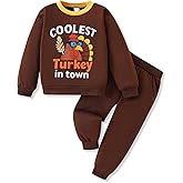 Voxikidio Toddler Baby Boy Outfits Long Sleeve Sweatshirts & Jeans 2Pcs Fall Clothes Set 2 3 4 5T 12 18 24Months